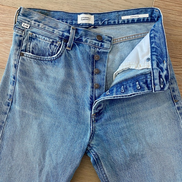 Citizens of Humanity “Charlotte” High Rise Straight Jeans, size 27 - Picture 4 of 16